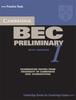 Книга Cambridge BEC Preliminary 1 : Practice Tests from the University of Cambridge Local Examinations Syndicate