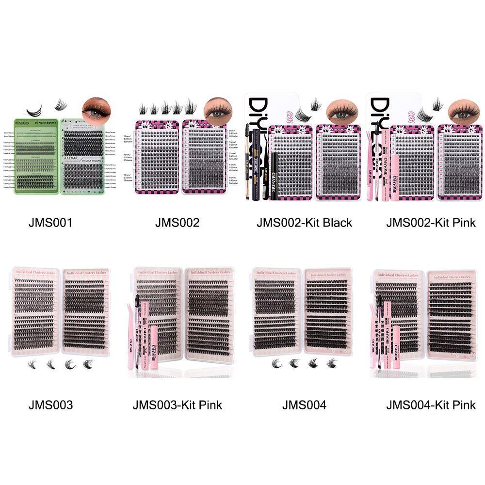 551 шт. набор для наращивания ресниц «сделай сам», индивидуальный комплект для начинающих