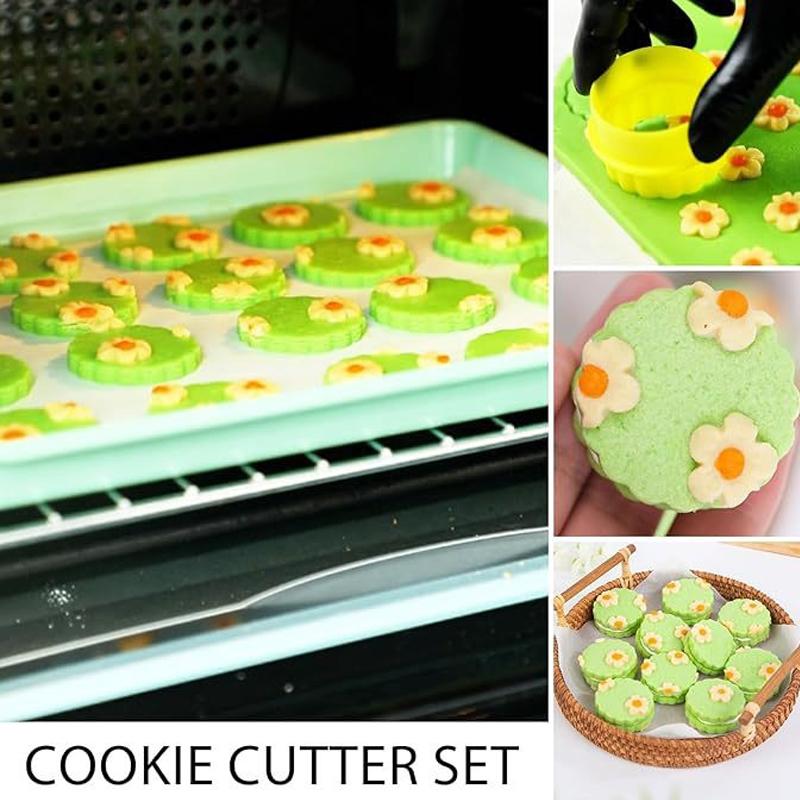 Multiple Shapes Cookie Cutter Set 1Set Cupcake Mold for DIY Baking Plastic Baking Tools Kitchen Use