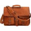 Leather Briefcase Laptop Bag Messenger Satchel  Best Handmade Leather Bag