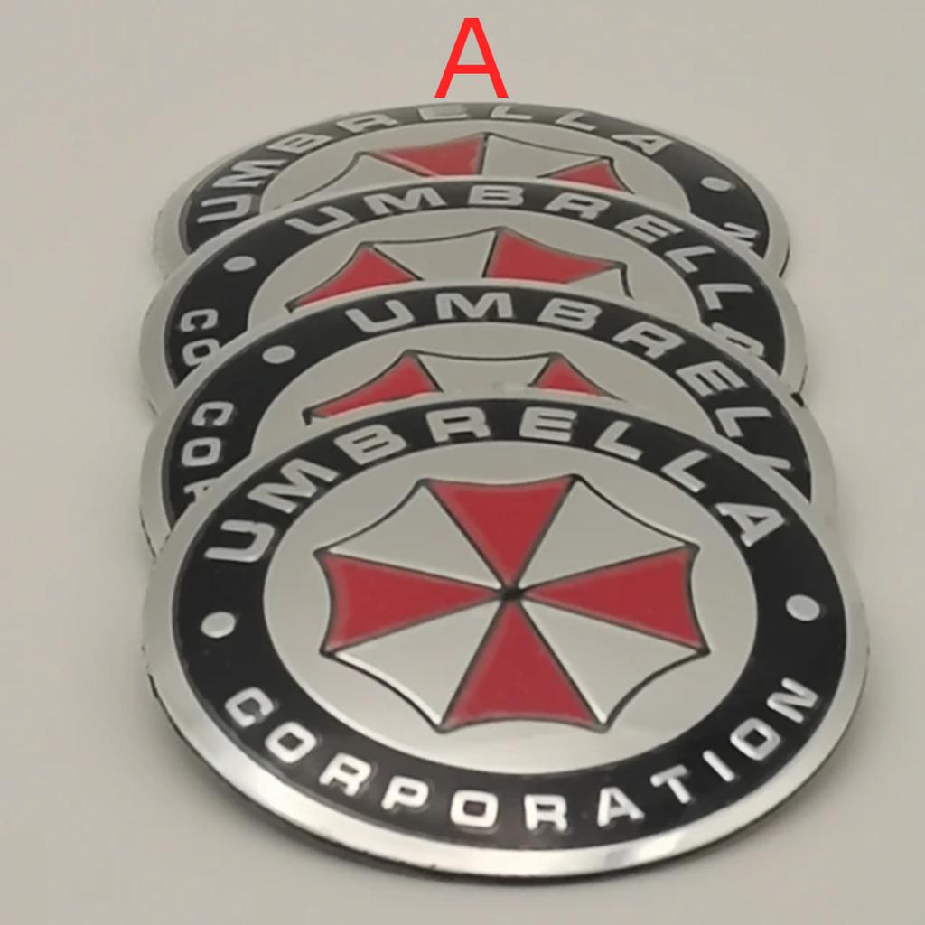 4 Pcs 56mm 60mm Umbrella Pattern Alloy Wheel Center Hub Cover Sticker C/adillac ATS B/uick GS Car Sticker Accessories