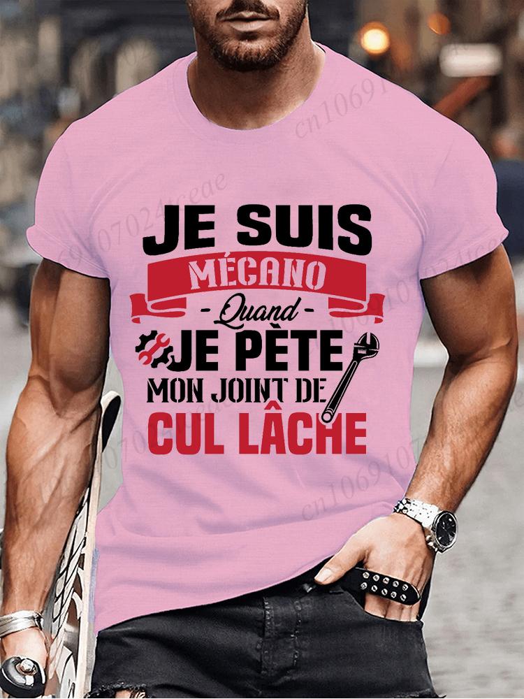 You Know I'm Mechano T Shirt Funny French Dad Gift Worker Humor Shirts Vintage Tee Casual Unisex Summer Fashion T-shirts Clothes