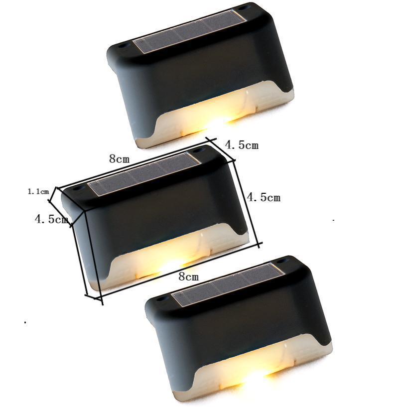 Solar Powered Outdoor Step and Railing Lights for Gardens and Stairs