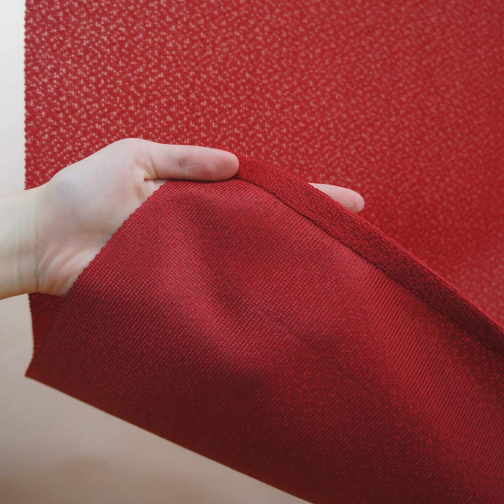 Noren Workshop Flame-Retardant Lace Noren Curtain 85x150cm Dark Red Room Divider
