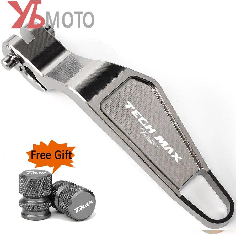 ЛОГОТИП Tech Max TMAX Мотоцикл Алюминиевый рычаг стояночного ручного тормоза для Yamaha TMAX 560 TMAX560 2022 2023