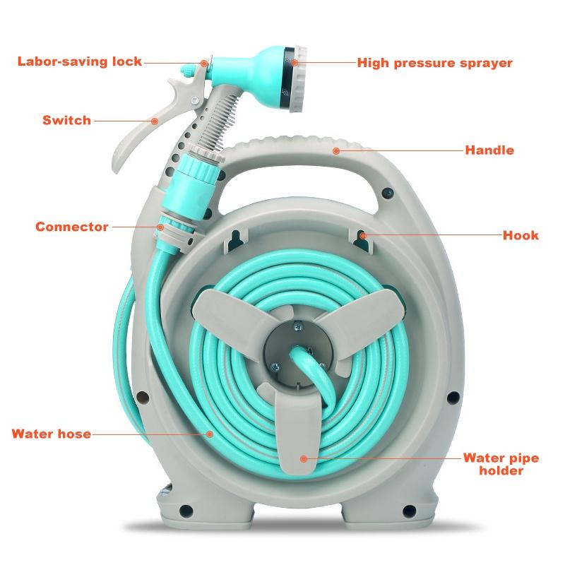 Garden Hose Kit Expandable Water Hose Pipe Watering Spray Gun Set 13.5m Car Watering Hose with Spray Gun Watering Kit New