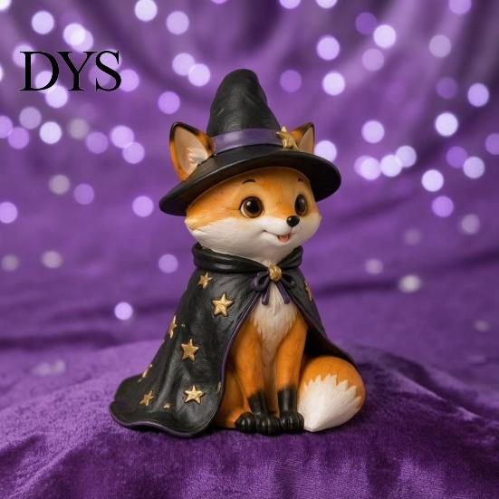 Деревянная фигурка кошки, Винтажная фигурка на Хэллоуин, Деревенская фигурка ведьмы, зомби, совы, лягушки, Маленькое деревянное украшение для стола, Украшение для многоуровневой полки в стиле кантри