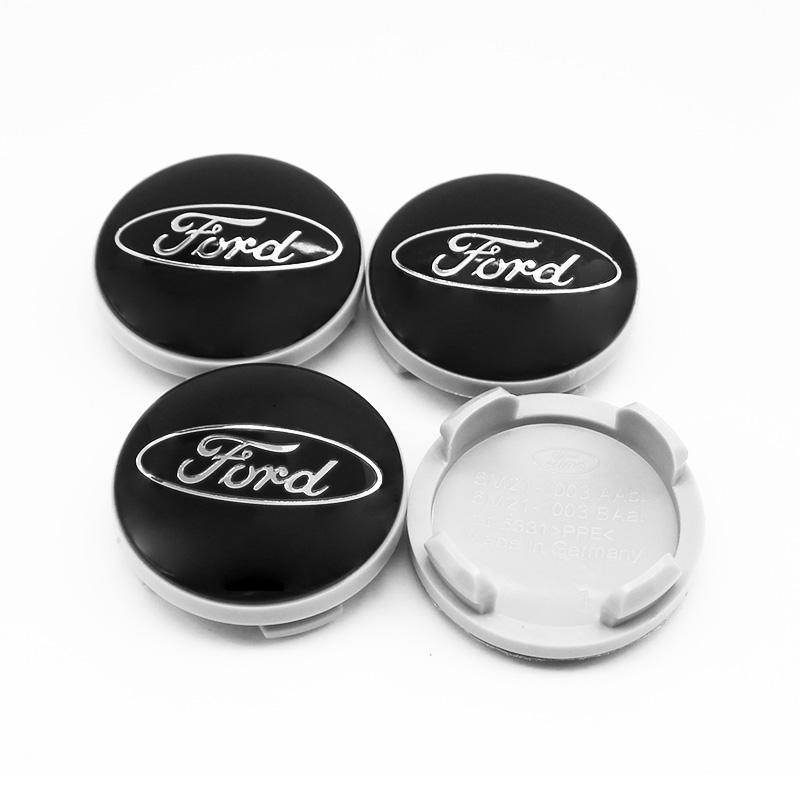 54mm 4pcs Car Wheel Center Hub Metal Emblem Cap Cover for Ford Focus 2 Mk3 F150 Mondeo C-Max Fusion Ranger Escort Explorer Kuga