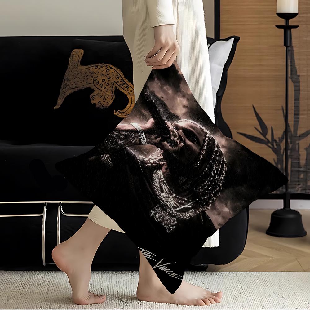 L-Lil DDurk Rapper Cushion Cover Car Throw Pillow Case For Sofa Car Christmas Gift 40x40cm 45x45cm
