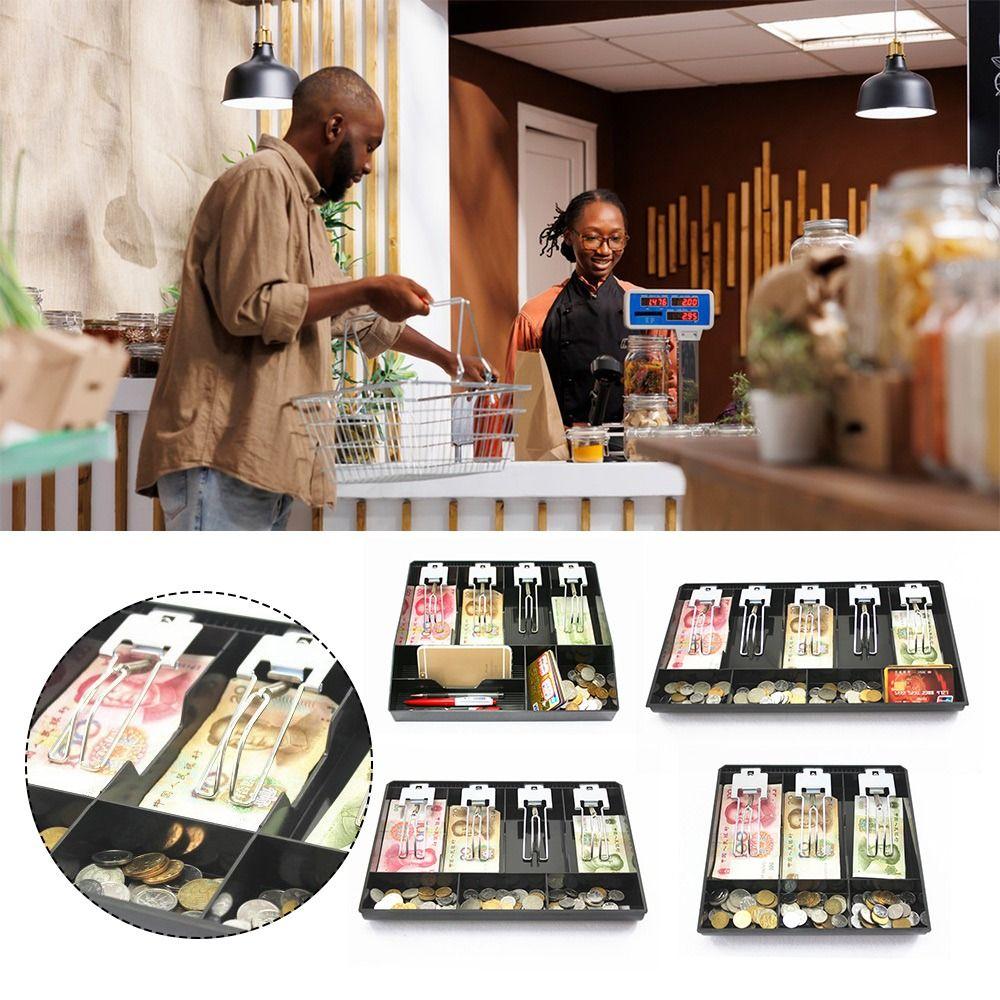 Multifunctional Drawer Cash Tray Metal Clip Drawer Insert Tray Drawer Cash Register For Shop