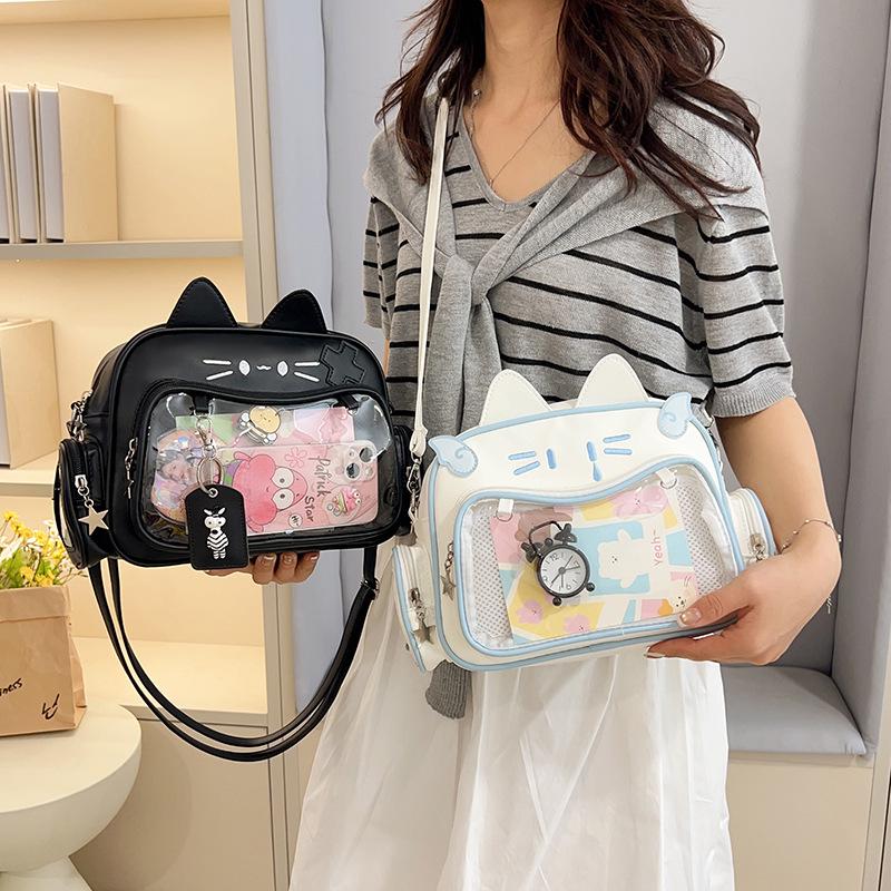 Пряная Девушка Меха Мяу Итабаг: Милый, Универсальный Колледж Рюкзак на Плечо и Кроссбоди