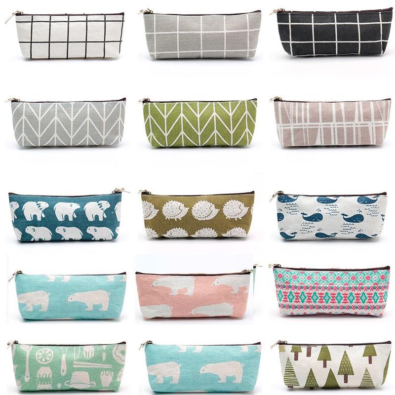 eTya Women Small Cosmetic Bag Organizer Set Cute Travel Makeup Bag Girl Lipstick Brush School Pouch Purse