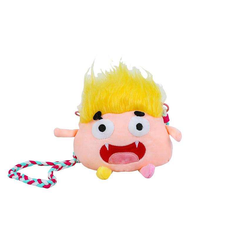 Funny Cartoon Monster Mini Bag With Colorblock Design For Casual Outings