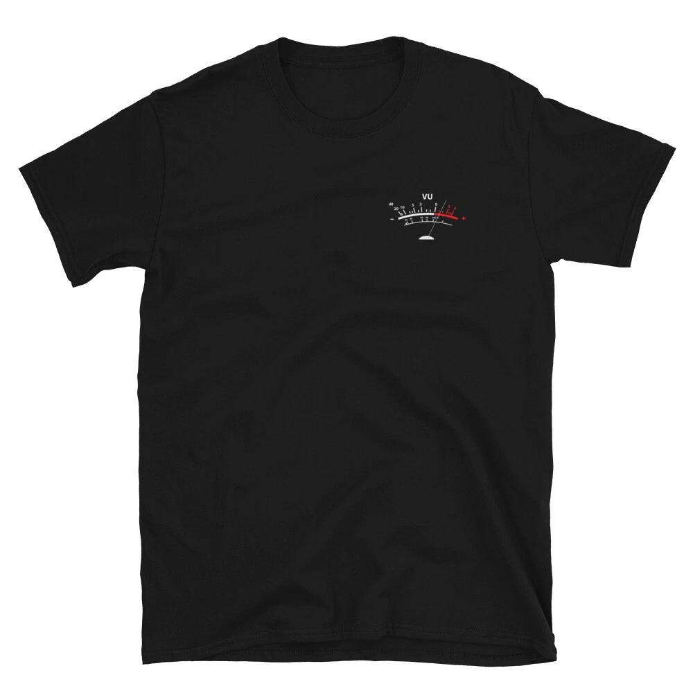Retro VU Meter Vintage DJ Audio Stereo Music Sound T-Shirt