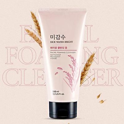 Очищающая пенка Rice Water Bright, 300 мл — большой размер (3 варианта)