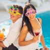 Гавайская вечеринка Декоративные очки Пляжные Смешные Ананас Фламинго Бумажные Фотографические Очки Тропическая Луа Гавайские Украшения для Вечеринки