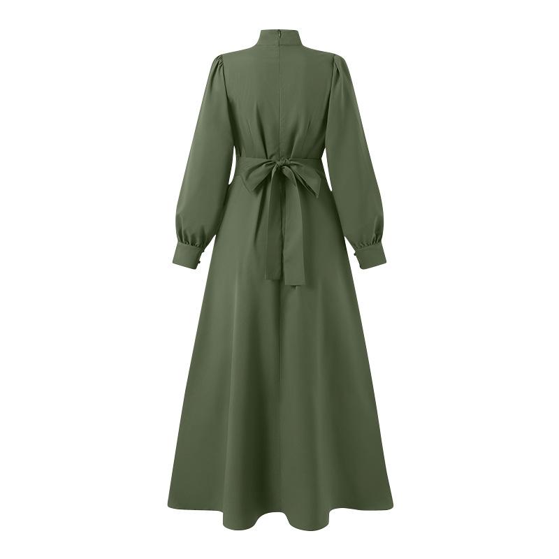 Мода Женщины Исламская Одежда Абая Кафтан Платье Хиджаб Дубай Малайзия Арабский Мусульманский Вечернее Платье