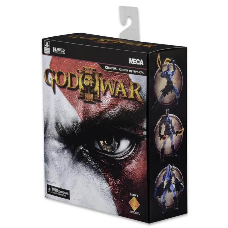 In Stock Neca God Of War 3 Ultimate Kratos Ghost Of Sparta Deluxe Boxed Collectible Action Figure Model Decor Gift