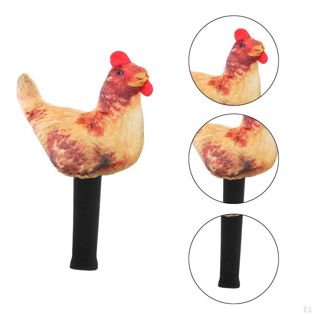 Animal Golf Wood Headcover Club Head Cover, Anti Scratch Transport Protect Cute Practical Protective
