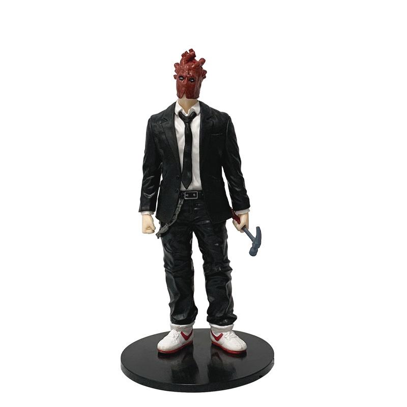 20Cm Dorohedoro Anime Figure Lizard Head Caiman Action Figure Shin/Noi Figurine Desktop Decoration Collectible Toy Gift For Fans
