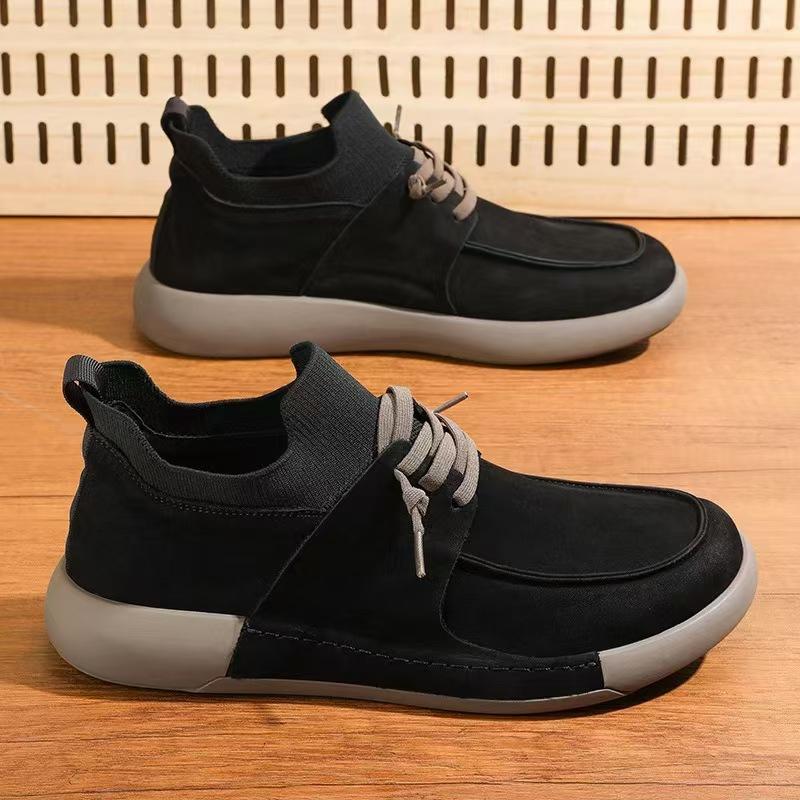 Мужские легкие маленькие кожаные туфли весенние универсальные универсальные кеды модные спортивные повседневные туфли мужская обувь