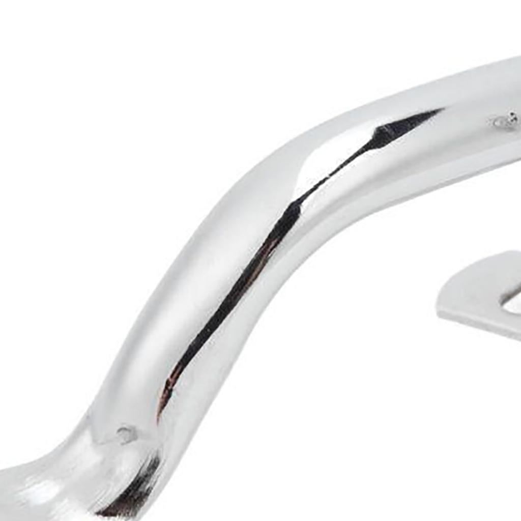 CG125 Motorcycle Rear Grab Bar, Comfortable Grip Reinforced Side Handrail Metal Seat Hand for