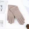 Autumn and Winter Skin Feel Fleece and Water Repellent Outdoor Touch Screen Cycling Windproof and Cold Proof Gloves