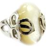 Silver 'Oracle' Mother of Pearl Ring