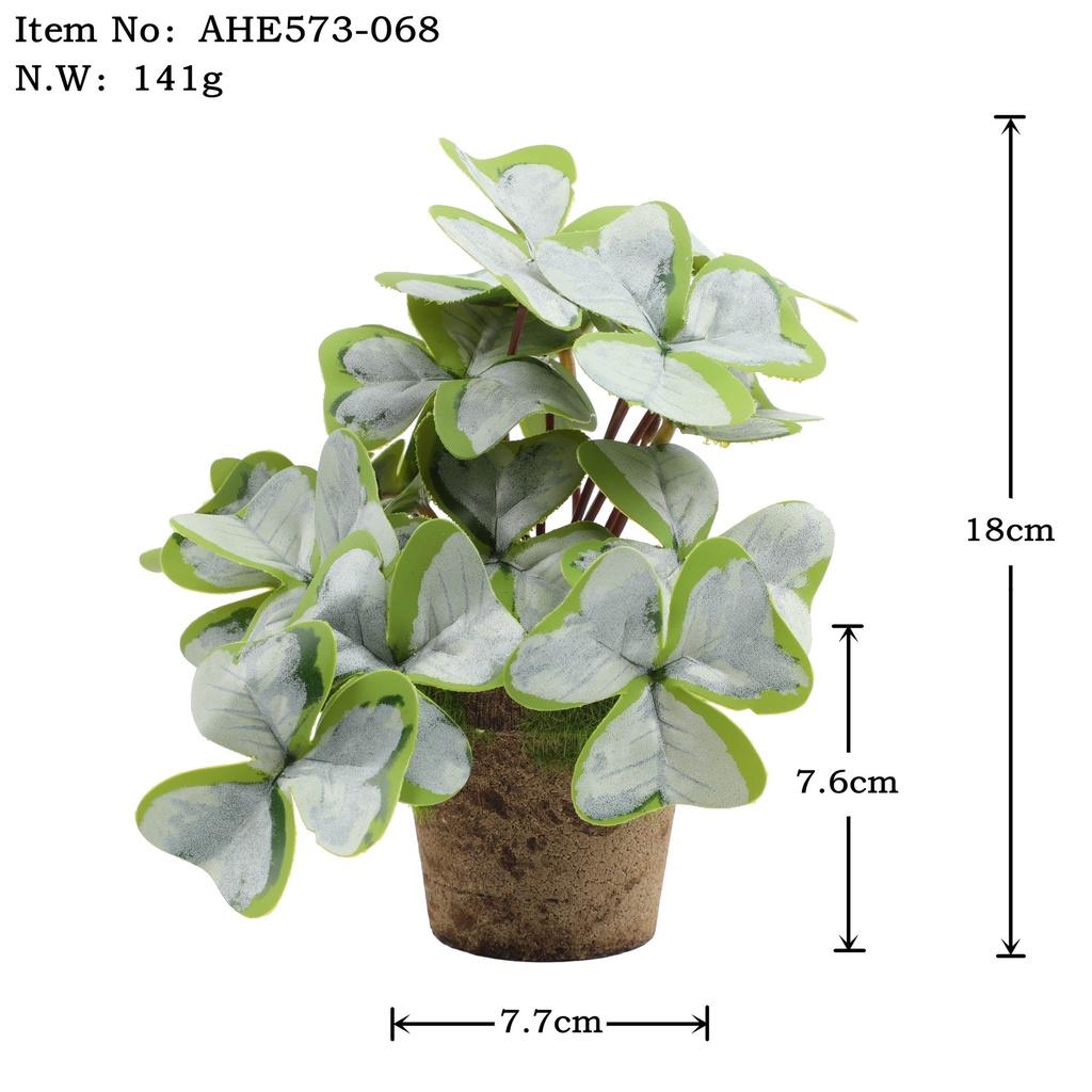 Искусственные зеленые растения для настольного украшения в помещении Эвкалипт Лист банана Спина черепахи Маргаритка Гибискус