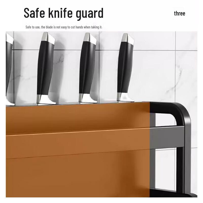 3-ярусная кухонная стойка-органайзер для приправ из нержавеющей стали