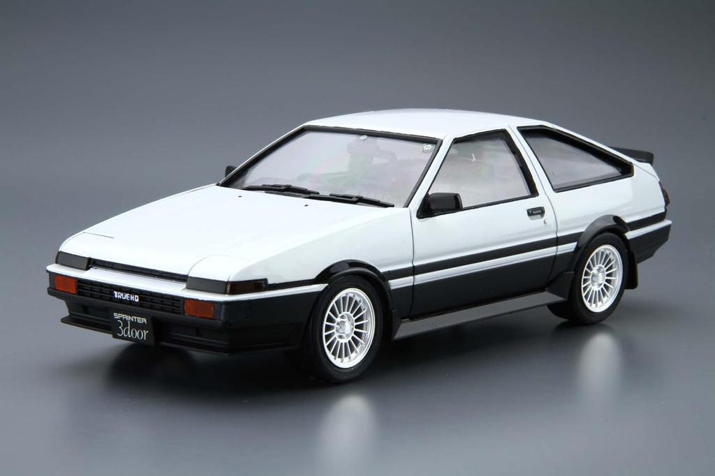Aoshima Bunka Kyozai Серия Модель автомобиля 5 Toyota AE86 Sprinter Trueno Пластиковая модель автомобиля 1/24 №. GT-APEX '85 (Автомобиль)