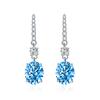 Sace Gems Классические серьги из медного сплава с цирконом, женские ювелирные изделия, свадебный подарок для вечеринки