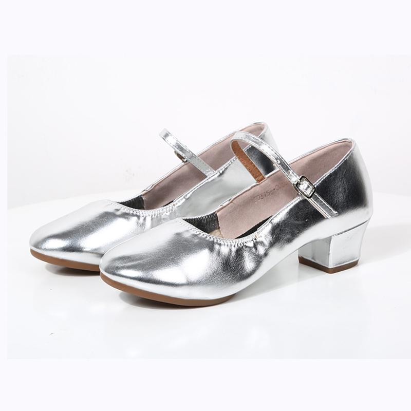 Современные танцевальные туфли на среднем каблуке, танцевальная обувь с мягкой подошвой, танцевальная обувь для взрослых, женские красные танцевальные туфли в стиле Мэри Джейн