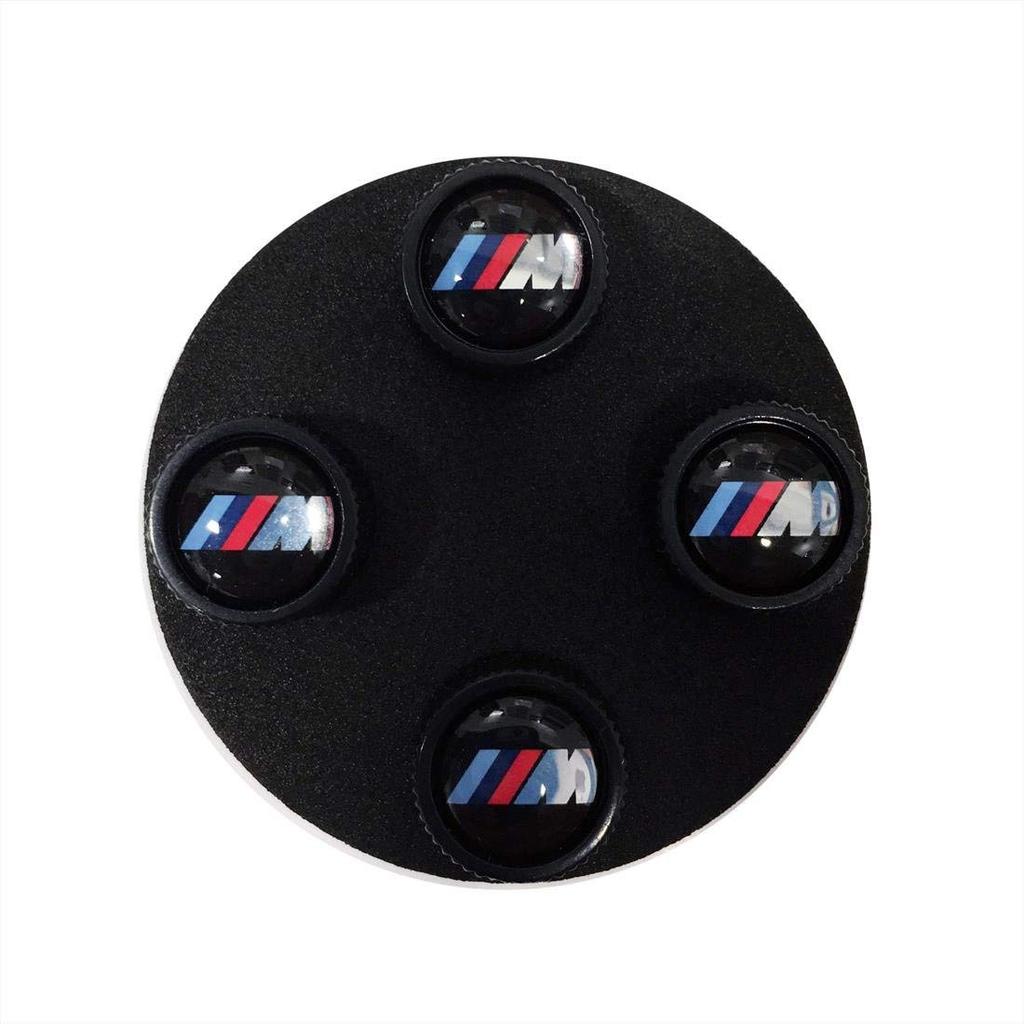 Черный колпачок на ниппель с логотипом BMW M [Оригинал BMW],