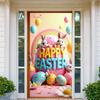 Счастливой Пасхи Баннер-фон Пасхальный Декоративный Фон для Весенней Вечеринки Охоты за Яйцами Праздничный Декор Фотореквизит