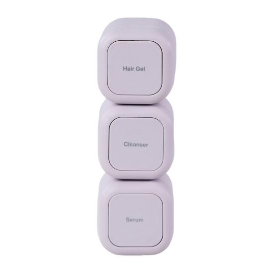 3 шт. Магнитные коробки для хранения, дорожные контейнеры, не содержащие BPA, устойчивые к утечкам, портативный шампунь