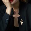 Senior Brooches Flower Leaf Brooch Pins for Women Suit Pendant  Fashion Brooches Jewelry