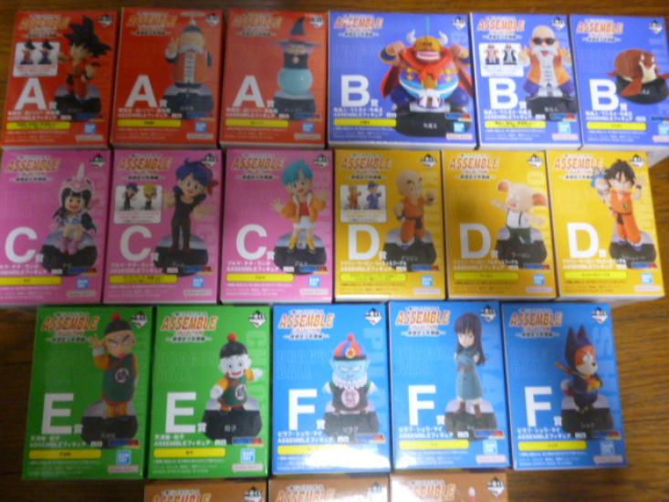 [Б/У] Фигурка Dragon Ball Ichiban Kuji Assemble Collection Призы A B C D E F G Полный набор 20 видов Обычная версия Магазин Японии