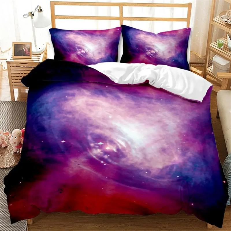 3D Printed Galaxy Duvet Cover Collection Bedding Sets Universe Outer Space Themed With Bed Linen King Queen Twin Size Boys Girls Adultse