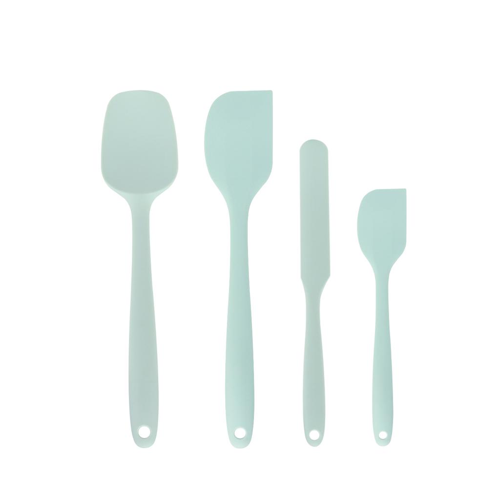 Набор инструментов для выпечки из 4 предметов, лопаточка для крема, кухонная универсальная антипригарная посуда, силиконовая лопатка для смешивания салатов