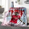 Fernandes Print Flannel Blanket High Quality Warm Comfortable Cover for All Seasons Perfect for Gifts Home Decor