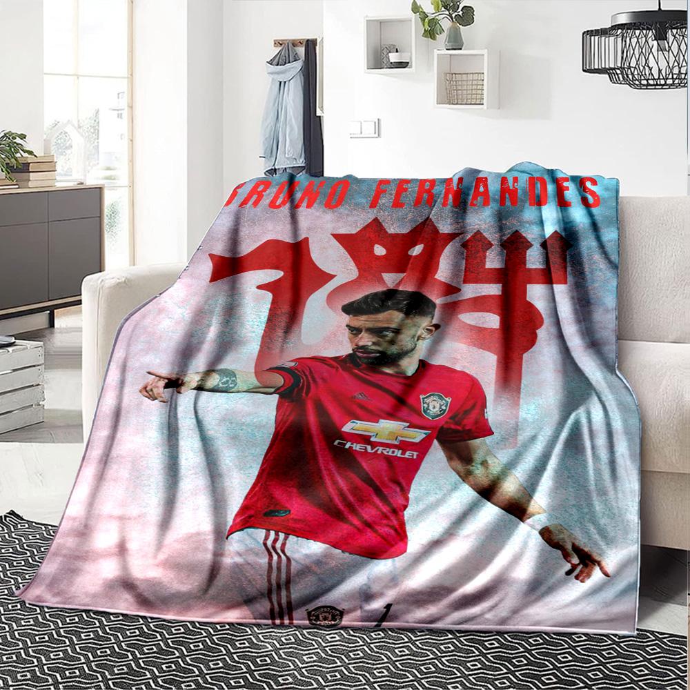 Fernandes Print Flannel Blanket High Quality Warm Comfortable Cover for All Seasons Perfect for Gifts Home Decor