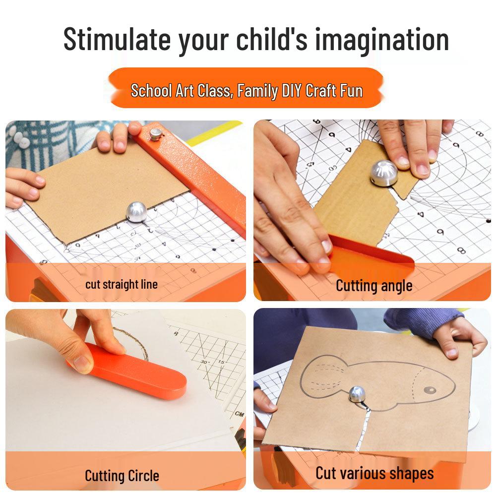 Kids' Safe DIY Cardboard Cutting Machine & Handicraft Kit