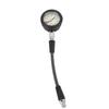 Diving Pressure Gauge with Carbon Fiber Woven Hose Diving Night Glow Pressure Gauge for BCD Regulator 15cm   5.9in