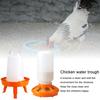 Chicken Feeder Foldable Legs Design Chicken Waterer Large Capacity Poultry Water Feeder for Home Farm Yard