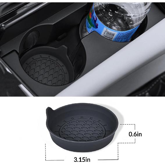 3 Piece Carbon Fiber Steering Wheel Cover,Car Steering Wheel Protector With Non-Slip Lining,Breathable Microfiber Universal For 14.5-15 Inch,Black