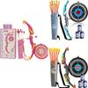 Bow And Arrows Set For Kids,Shooting Toy, Sports & Outdoor Games, Suction Cup Arrows, Target, Gift For Kids 4-6 And 8-12 Years