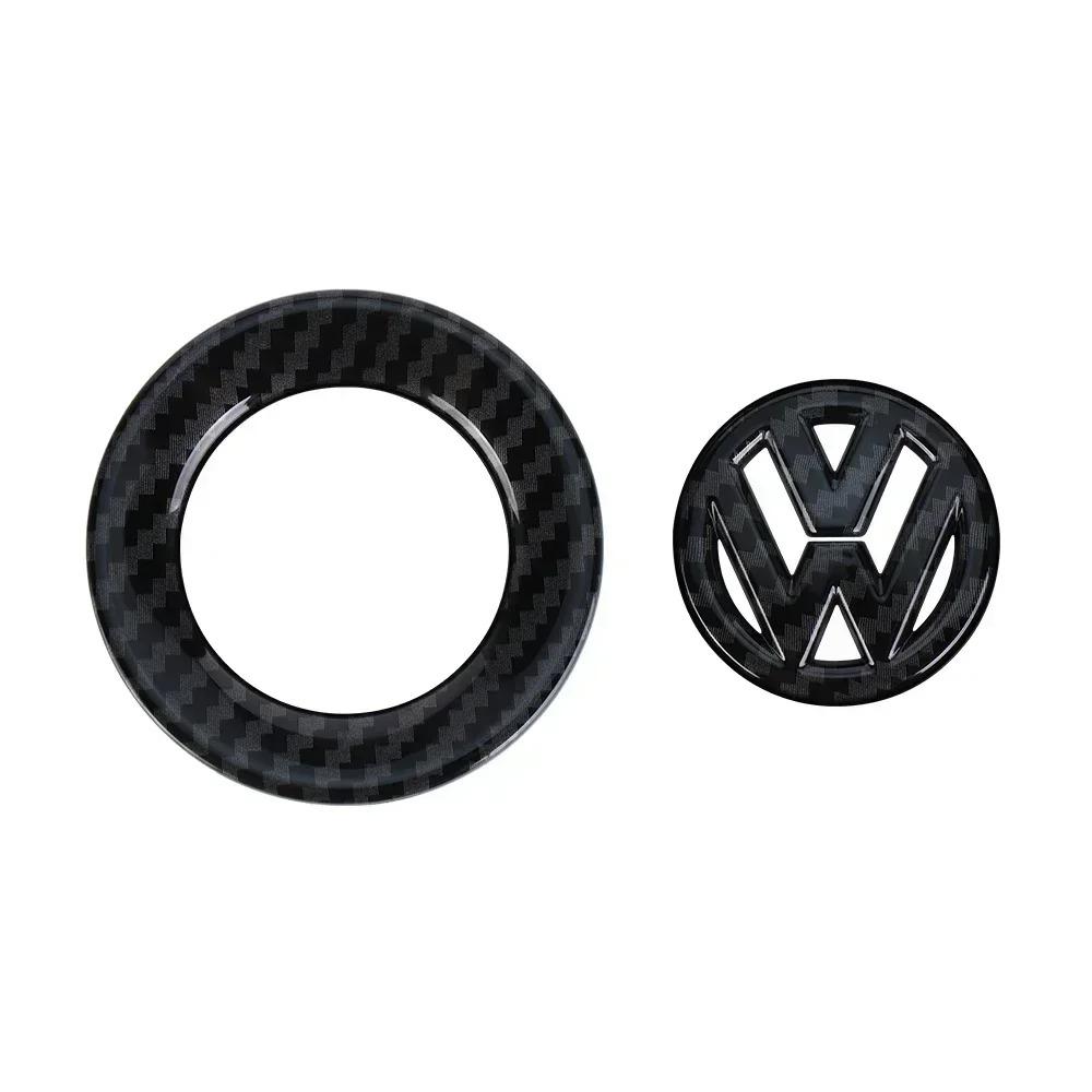 ABS Plastic Car Steering Wheel Emblem Trim Sticker For Volkswagen VW Golf Passat Bora Jetta Tiguan CC Scirocco Lavida SantanaAL3