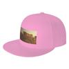 Fashion Athens Greece City Flat Brim Sun Hat  Artistic Style Cap Womens