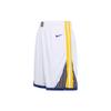 Nike Шорты NBA Golden State Warriors Association Edition Swingman белые/желтые мужские уличные AV4971-100